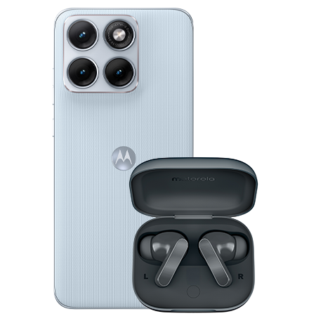 Moto Edge 70 Fusion 256 GB 5G Celeste con Motobuds Bass