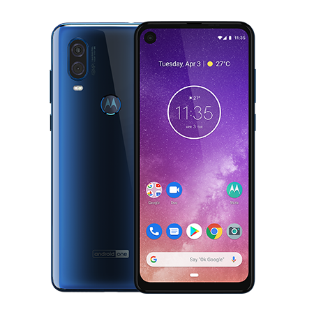 Motorola One Vision 128 GB Azul - Doble