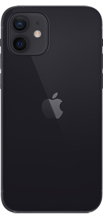 Apple iPhone 12 64GB Negro Trasera
