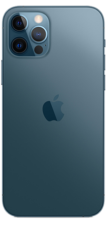 Apple iPhone 12 Pro 128 GB Azul Pacífico Trasera