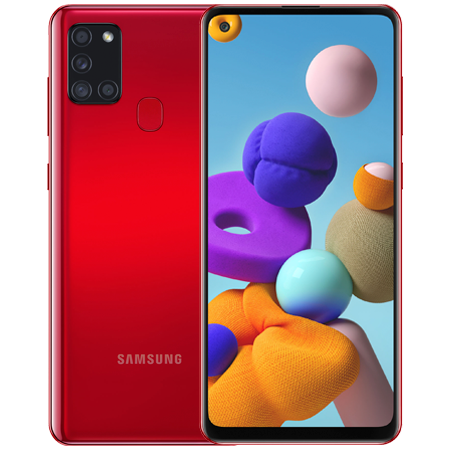 Samsung Galaxy A21s 64GB Rojo Doble