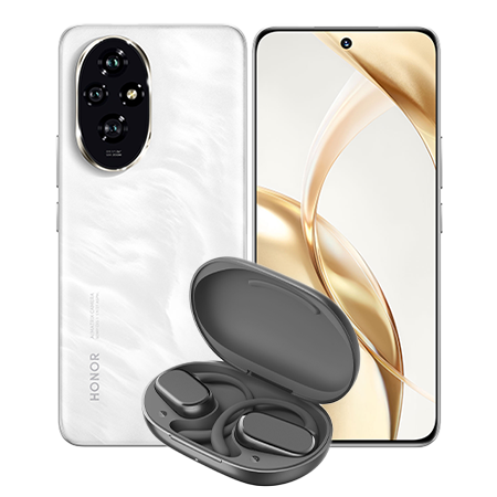 HONOR 200 256 GB 5G Blanco con Honor Choice Open-Ear