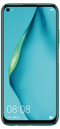 Huawei P40 Lite 110 GB Verde Frontal