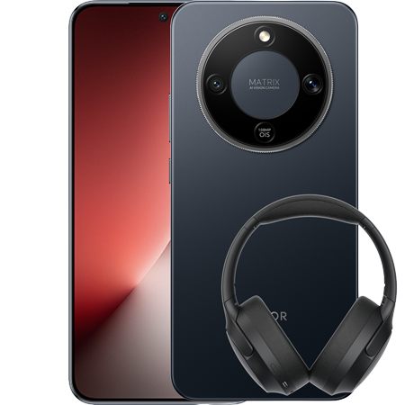 Honor Magic8 Lite 512 GB 5G Negro con Choice Headphones