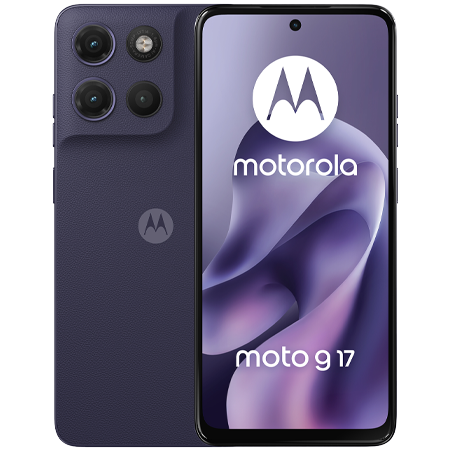 Moto G17 256 GB Arándano | Movistar México