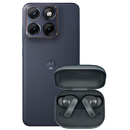Moto Edge 70 Fusion 256 GB 5G Azul con Motobuds Bass